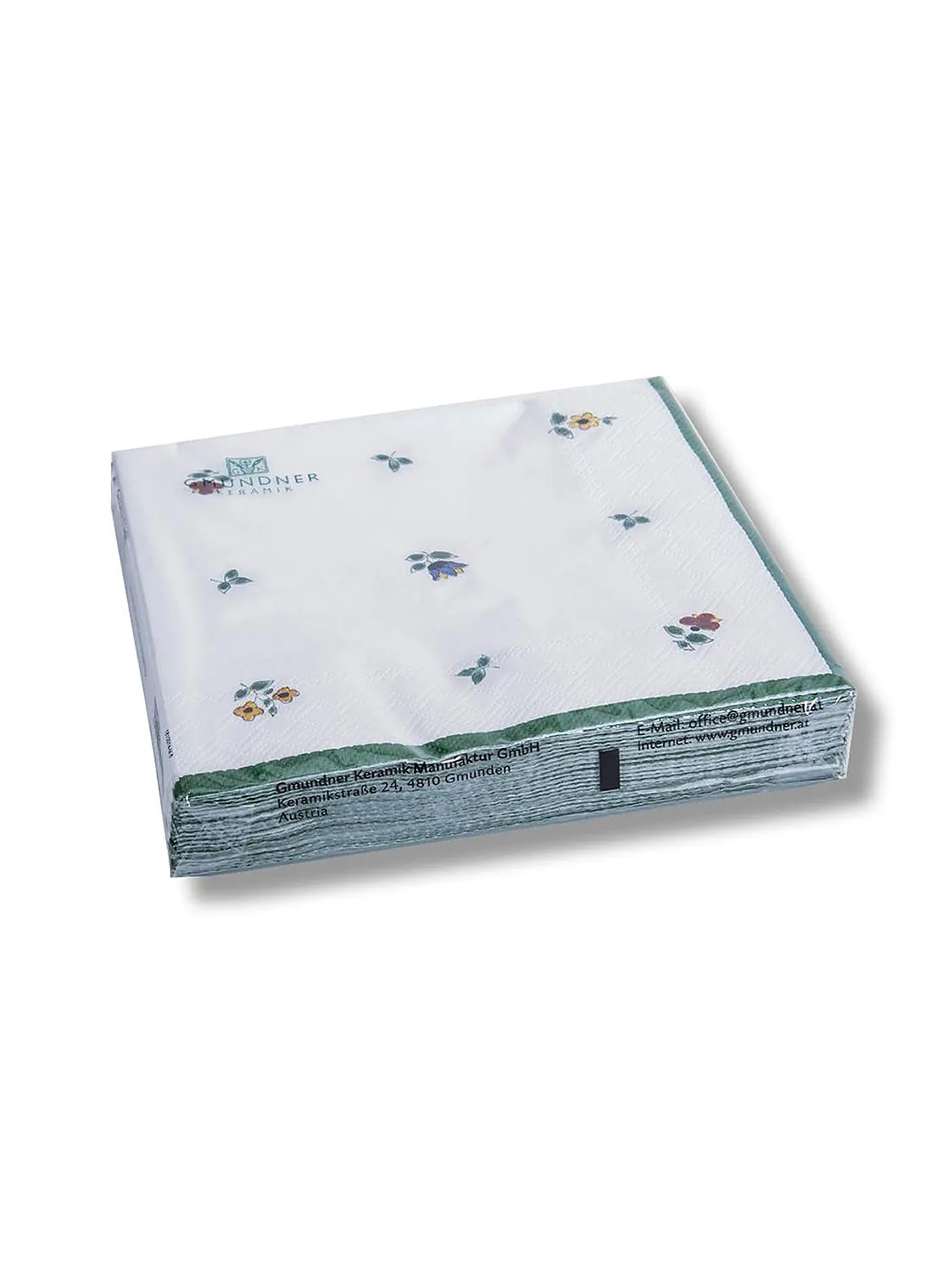 GMUNDNER KERAMIK | Papierservietten "Streublumen" 33x33cm | 